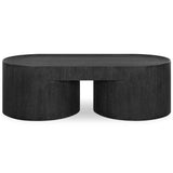 Isbell Coffee Table, Black-Furniture - Accent Tables-High Fashion Home