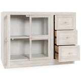 Isha Cabinet, Creamwood-Furniture - Storage-High Fashion Home