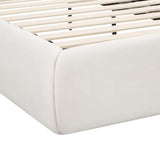 Isla Bed, Cream-Furniture - Bedroom-High Fashion Home