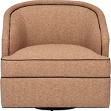 Isla Swivel Chair, Holiday Blush-Furniture - Chair-High Fashion Home
