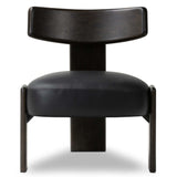 Issa Chair, Carson Black-Furniture - Chairs-High Fashion Home