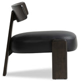 Issa Chair, Carson Black-Furniture - Chairs-High Fashion Home