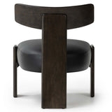 Issa Chair, Carson Black-Furniture - Chairs-High Fashion Home