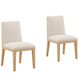 Itan Dining Chair, Cream, Set of 2