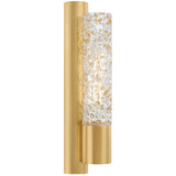 Ivalo Short Wall Sconce, Vintage Brass-Lighting-High Fashion Home