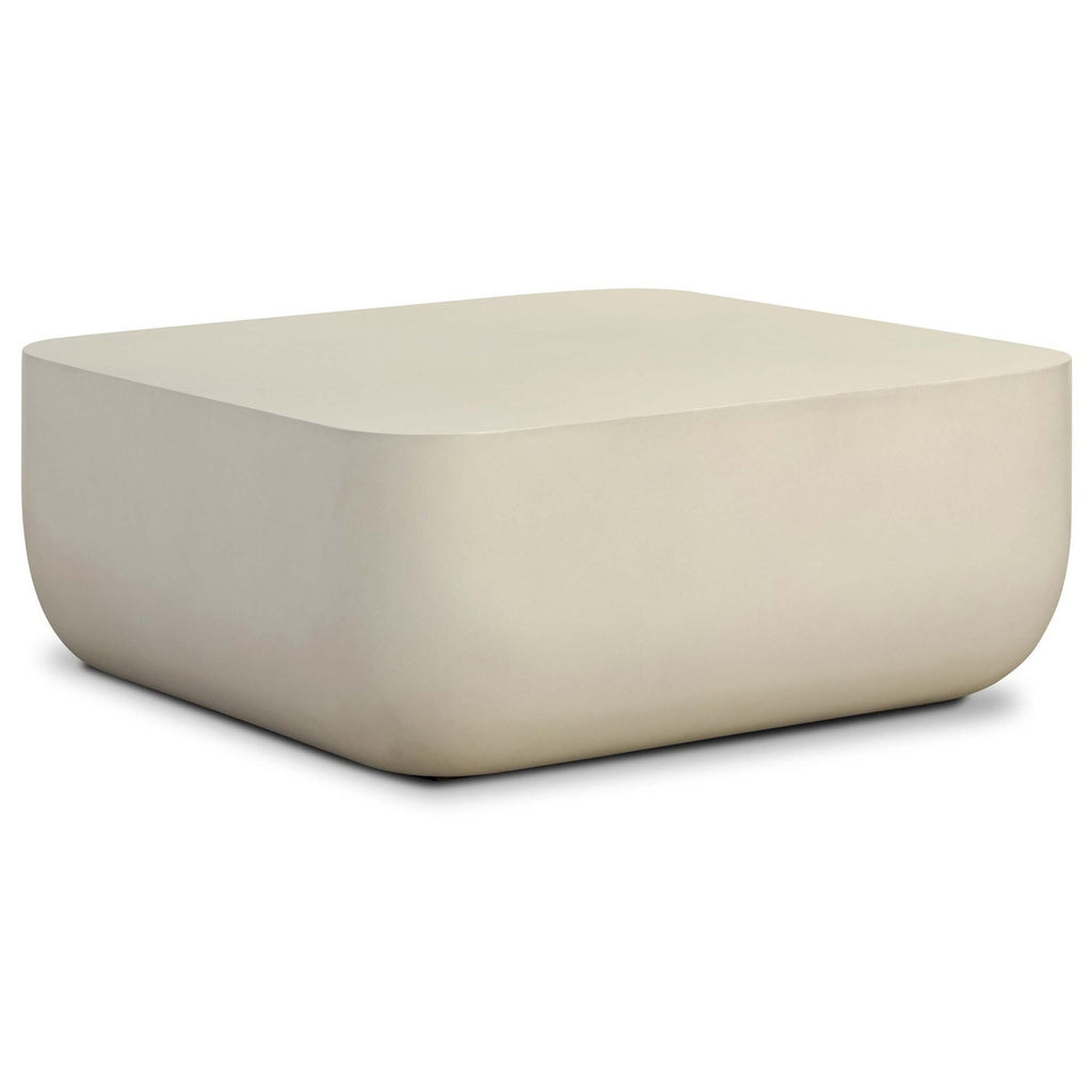 Ivan Square Coffee Table, White High Fashion Home