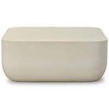 Ivan Square Coffee Table, White-Furniture - Accent Tables-High Fashion Home