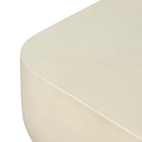 Ivan Square Coffee Table, White-Furniture - Accent Tables-High Fashion Home