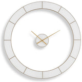 Ivory Halo Wall Clock, Ivory