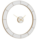 Ivory Halo Wall Clock, Ivory
