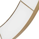 Ivory Halo Wall Clock, Ivory
