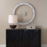 Ivory Halo Wall Clock, Ivory