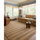 Chris Loves Julia x Loloi Rug Judy JUD-06, Natural/Chocolate