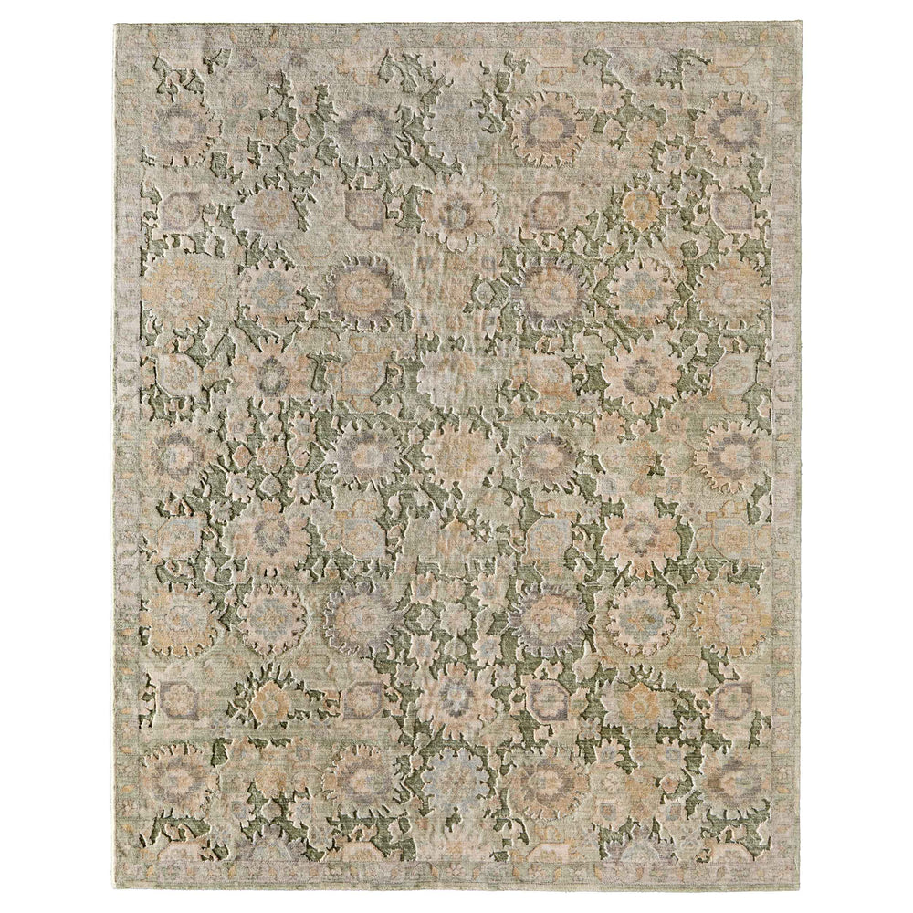 Feizy Rug Jaxson 39UHF, Green/Gold