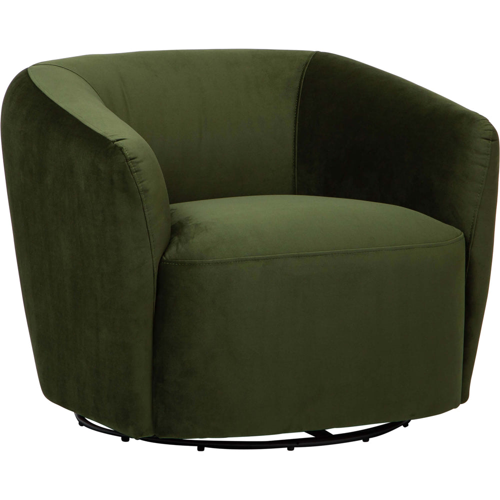 Jack Swivel Chair, Beverly Forest Green