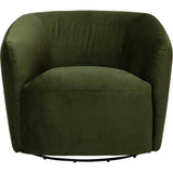 Jack Swivel Chair, Beverly Forest Green