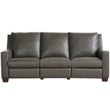 Jackson Leather Power Motion Sofa, Aline Anthracite-Furniture - Sofas-High Fashion Home