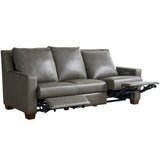 Jackson Leather Power Motion Sofa, Aline Anthracite-Furniture - Sofas-High Fashion Home
