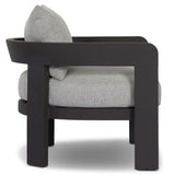 Jackson Outdoor Metal Chair, Concha Fog-Furniture - Chairs-High Fashion Home