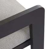 Jackson Outdoor Metal Chair, Concha Fog-Furniture - Chairs-High Fashion Home