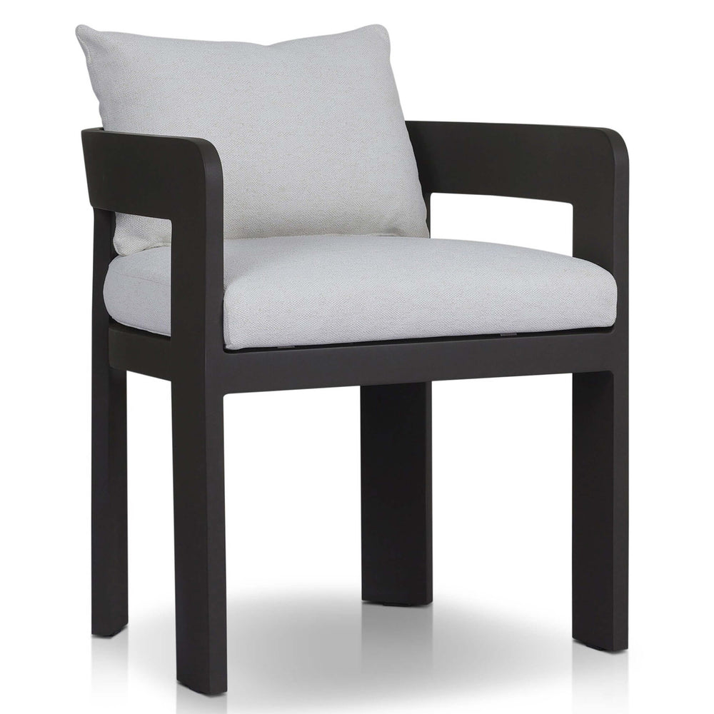 Jackson Outdoor Metal Dining Chair, Concha Fog, Set of 2-Furniture - Dining-High Fashion Home