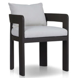 Jackson Outdoor Metal Dining Chair, Concha Fog, Set of 2-Furniture - Dining-High Fashion Home