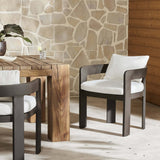 Jackson Outdoor Metal Dining Chair, Concha Fog, Set of 2-Furniture - Dining-High Fashion Home