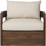Jackson Outdoor Swivel Chair, Ellor Beige-Furniture - Outdoor-High Fashion Home