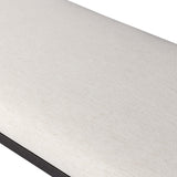 Jade Bench, Nomad Snow by Four Hands-Furniture - Benches-High Fashion Home