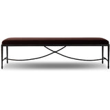 Jade Bench, Surrey Plum by Four Hands-Furniture - Benches-High Fashion Home