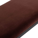 Jade Bench, Surrey Plum by Four Hands-Furniture - Benches-High Fashion Home