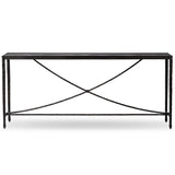 Jade Console Table, Textured Bronze by Four Hands-Furniture - Accent Tables-High Fashion Home
