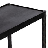Jade Console Table, Textured Bronze by Four Hands-Furniture - Accent Tables-High Fashion Home
