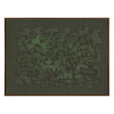 Jade by Benjamin Galvan, Walnut Floater by Four Hands-Accessories Artwork-High Fashion Home