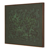 Jade by Benjamin Galvan, Walnut Floater by Four Hands-Accessories Artwork-High Fashion Home