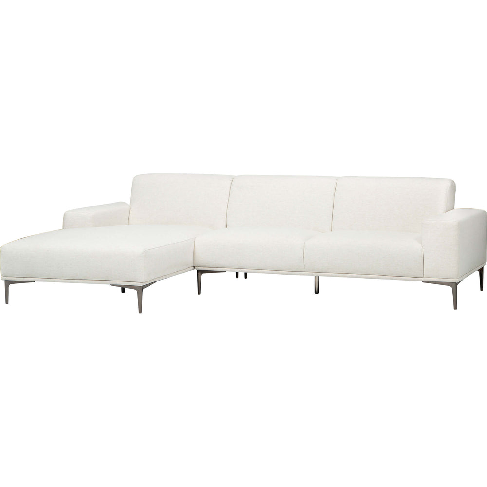 Jaden LAF Chaise Sectional, Nomad Snow