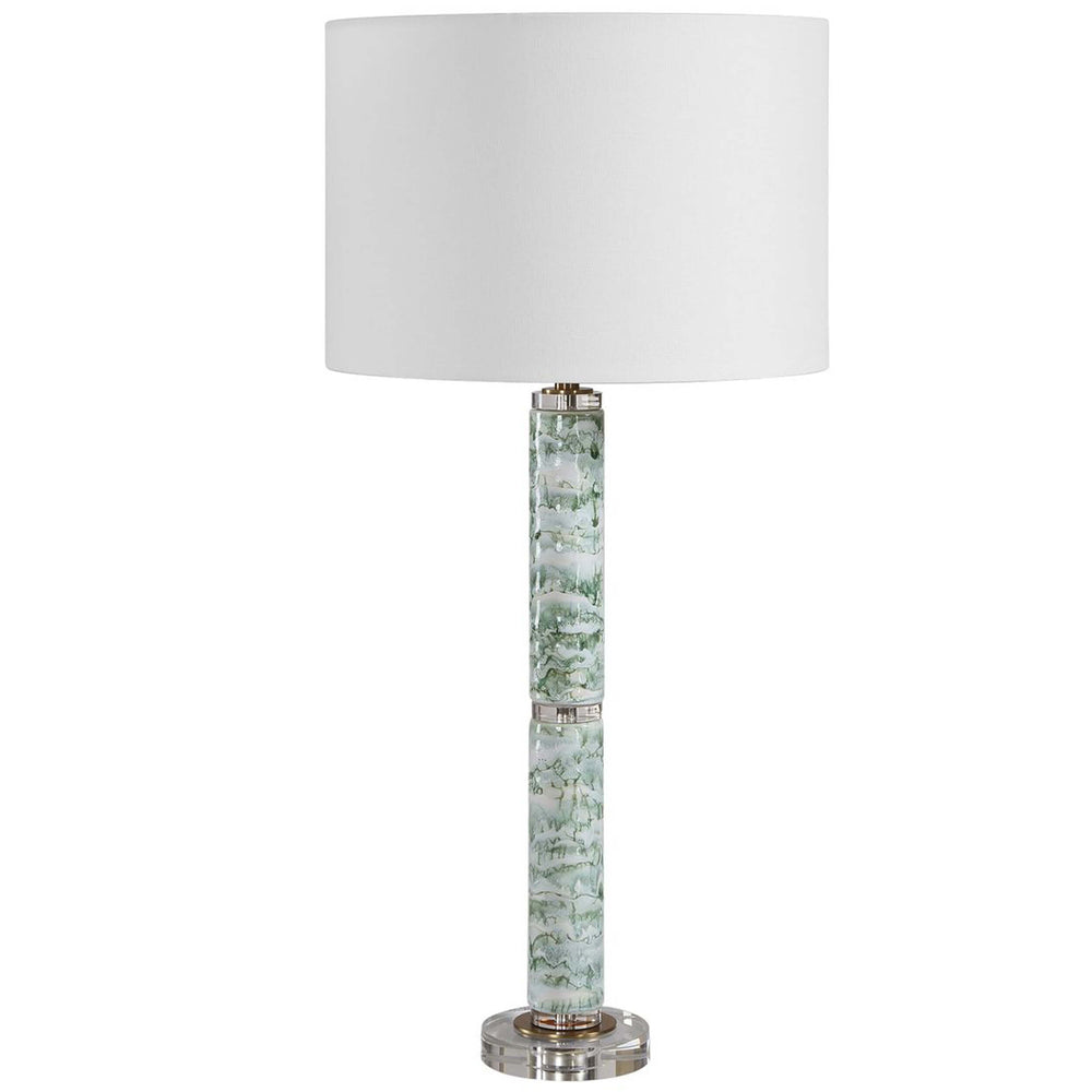 Jameis Table Lamp, Blue Green