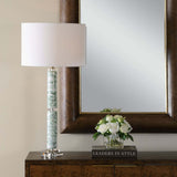 Jameis Table Lamp, Blue Green