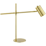 Jamie Desk Lamp, Brushed Gold