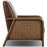 Janek Leather Recliner, Havana Brown by Four Hands-Furniture - Chairs-High Fashion Home