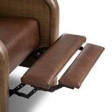 Janek Leather Recliner, Havana Brown by Four Hands-Furniture - Chairs-High Fashion Home