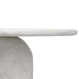 Janice Coffee Table, Textured Lunar Concrete-Furniture - Accent Tables-High Fashion Home