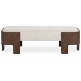 Janya Accent Bench, Oat Cream