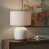 Jarret Table Lamp, White