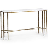 Jasmine Console Table, Moonstone White-Furniture - Accent Tables-High Fashion Home