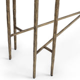 Jasmine Console Table, Moonstone White-Furniture - Accent Tables-High Fashion Home