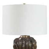 Jaudon Stacked Table Lamp, Chocolate