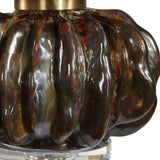 Jaudon Stacked Table Lamp, Chocolate