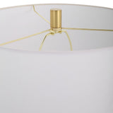 Javier Table Lamp, Gloss White-Lighting-High Fashion Home