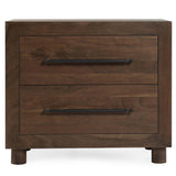 Jaxson 2 Drawer Nightstand, Harvest Brown-Furniture - Bedroom-High Fashion Home